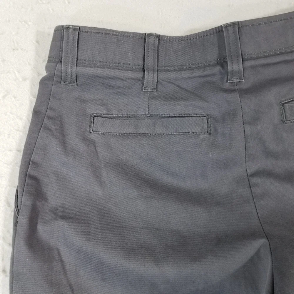 Wrangler khaki chino pants men's 36x32 gray comfort waist flex stretch